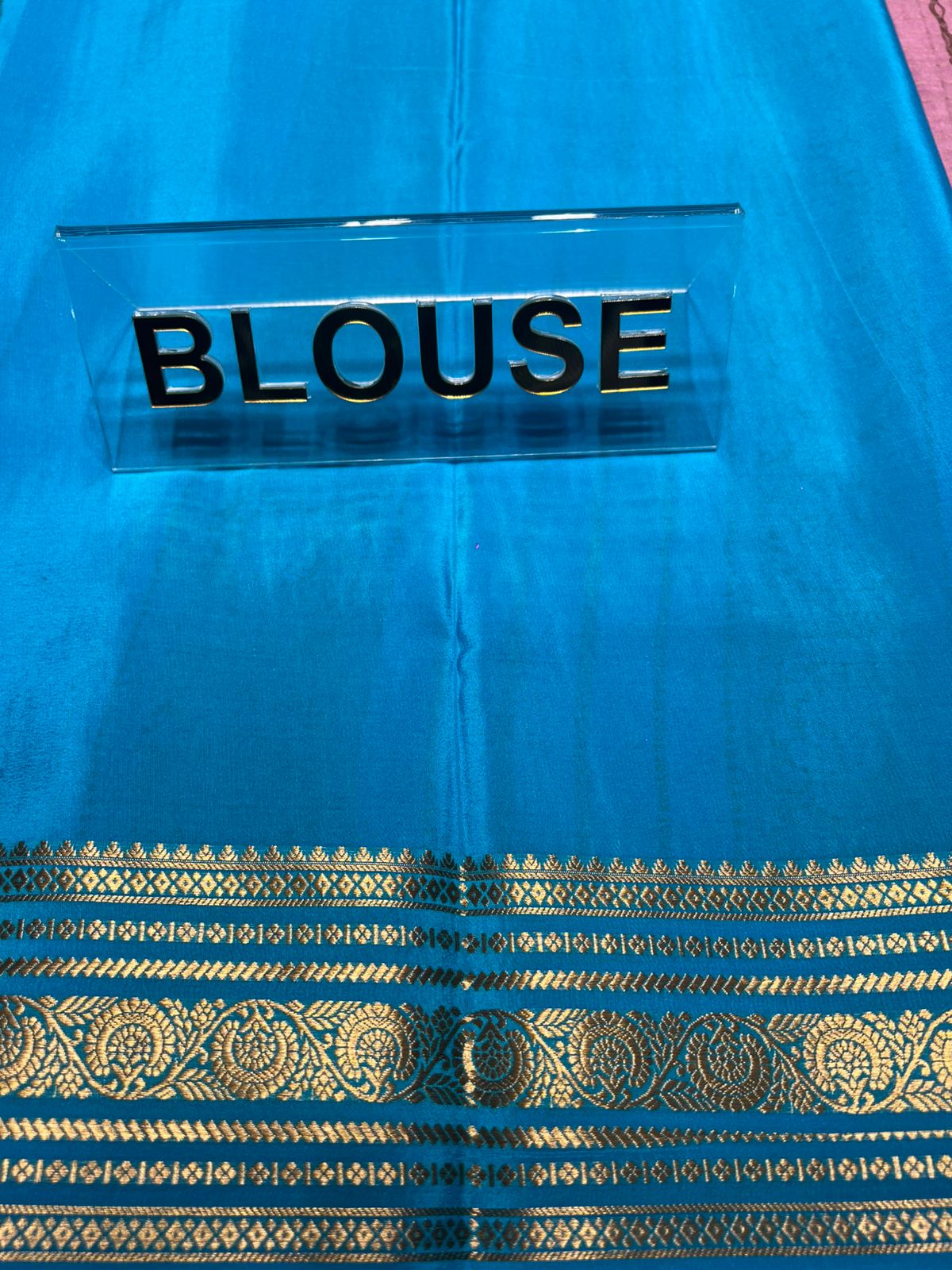 Pure Mysore Silk Saree.