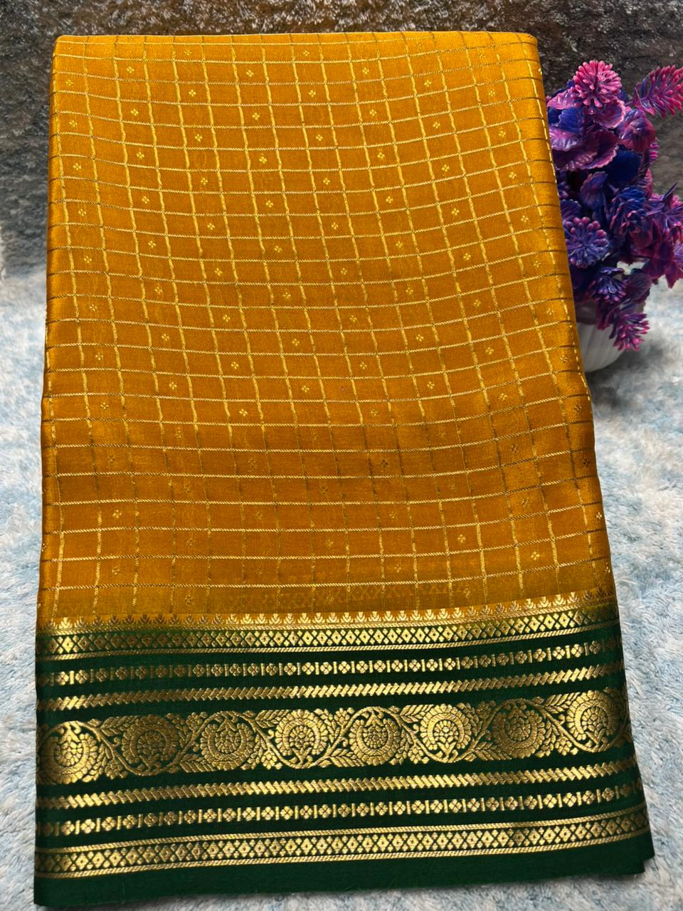 Pure Mysore Silk Saree.