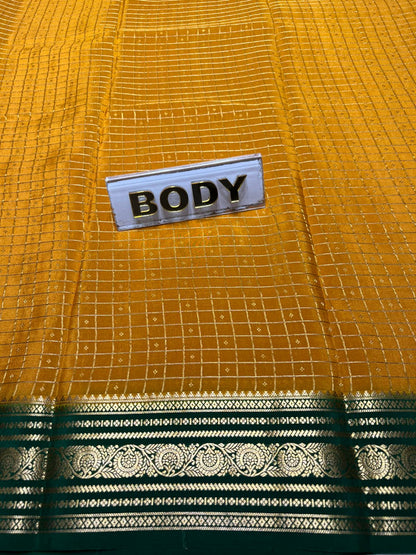 Pure Mysore Silk Saree.