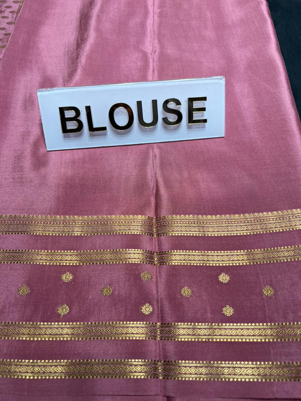Pure Mysore Silk Saree.