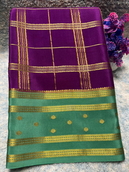 Pure Mysore Silk Saree.