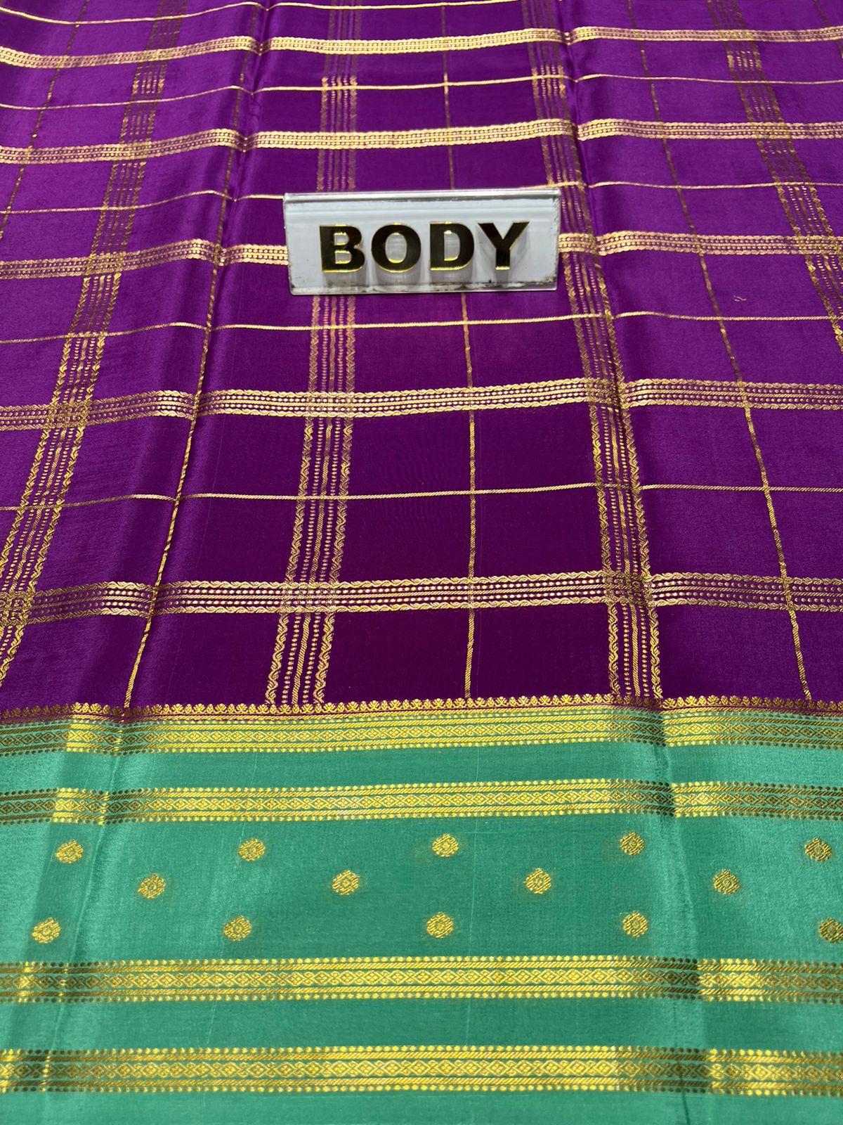 Pure Mysore Silk Saree.
