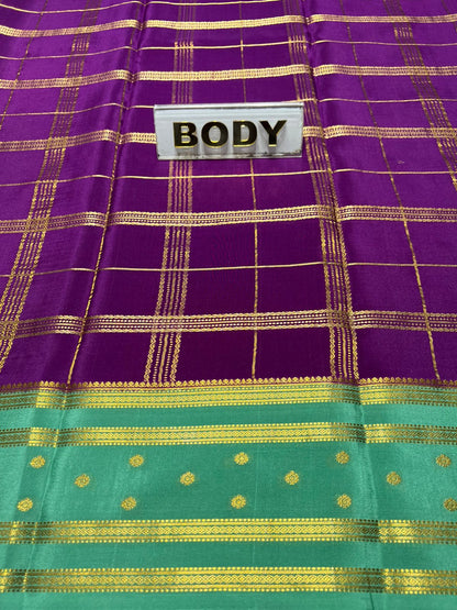Pure Mysore Silk Saree.