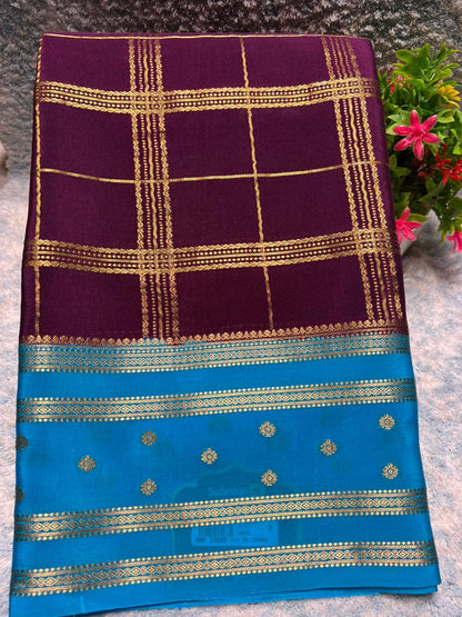 Pure Mysore Silk Saree.
