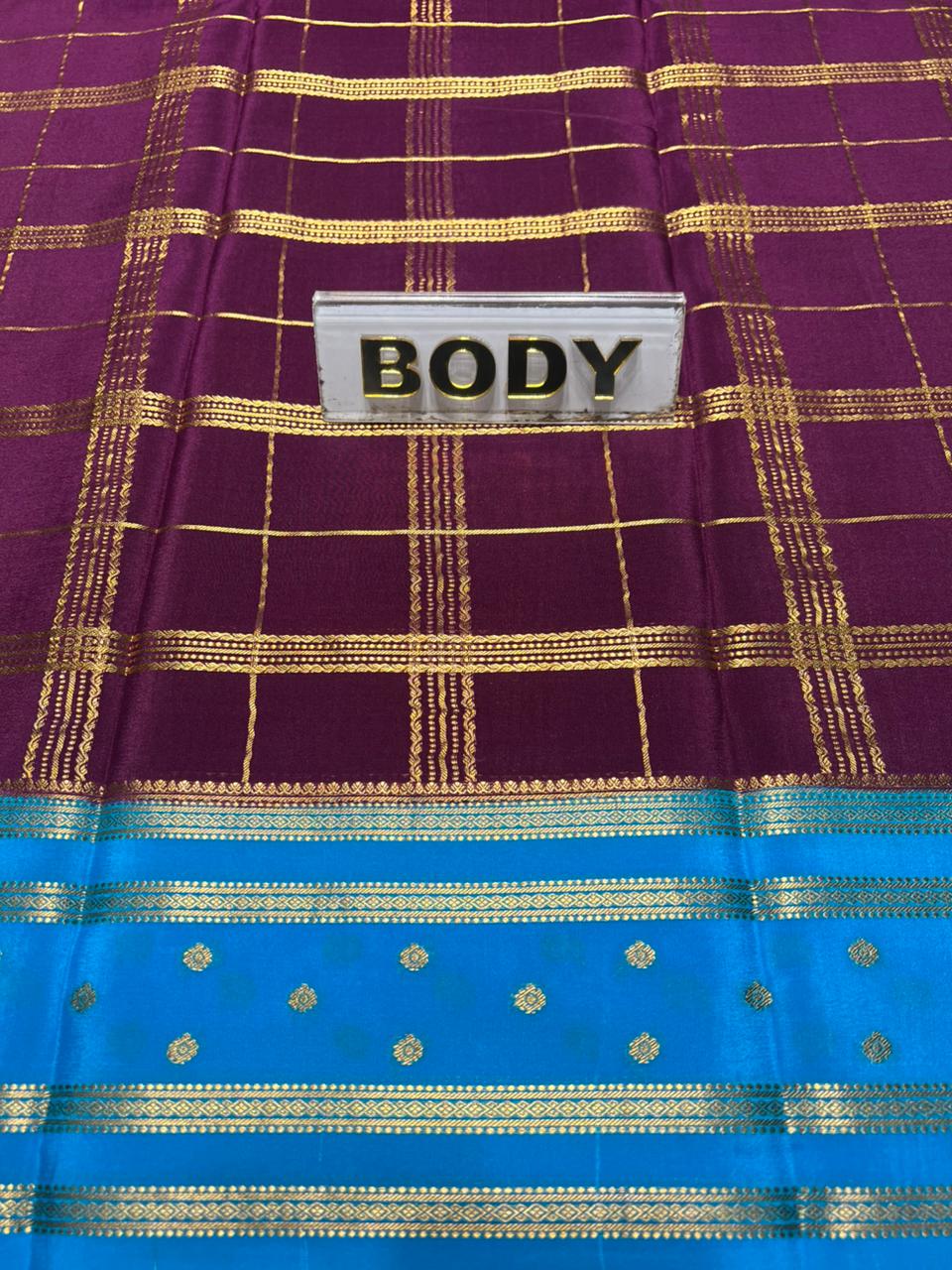 Pure Mysore Silk Saree.