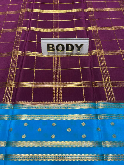 Pure Mysore Silk Saree.