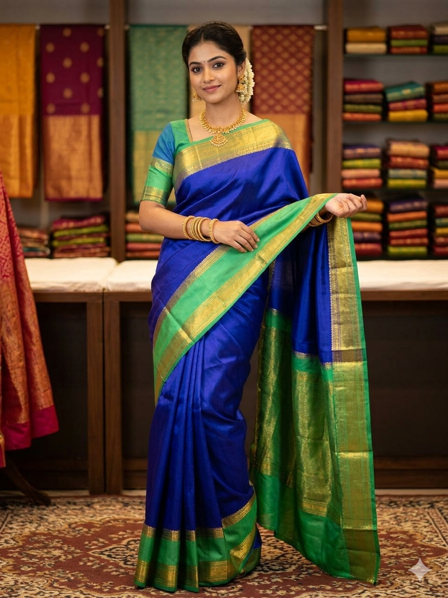 Pure Mysore Silk Saree.