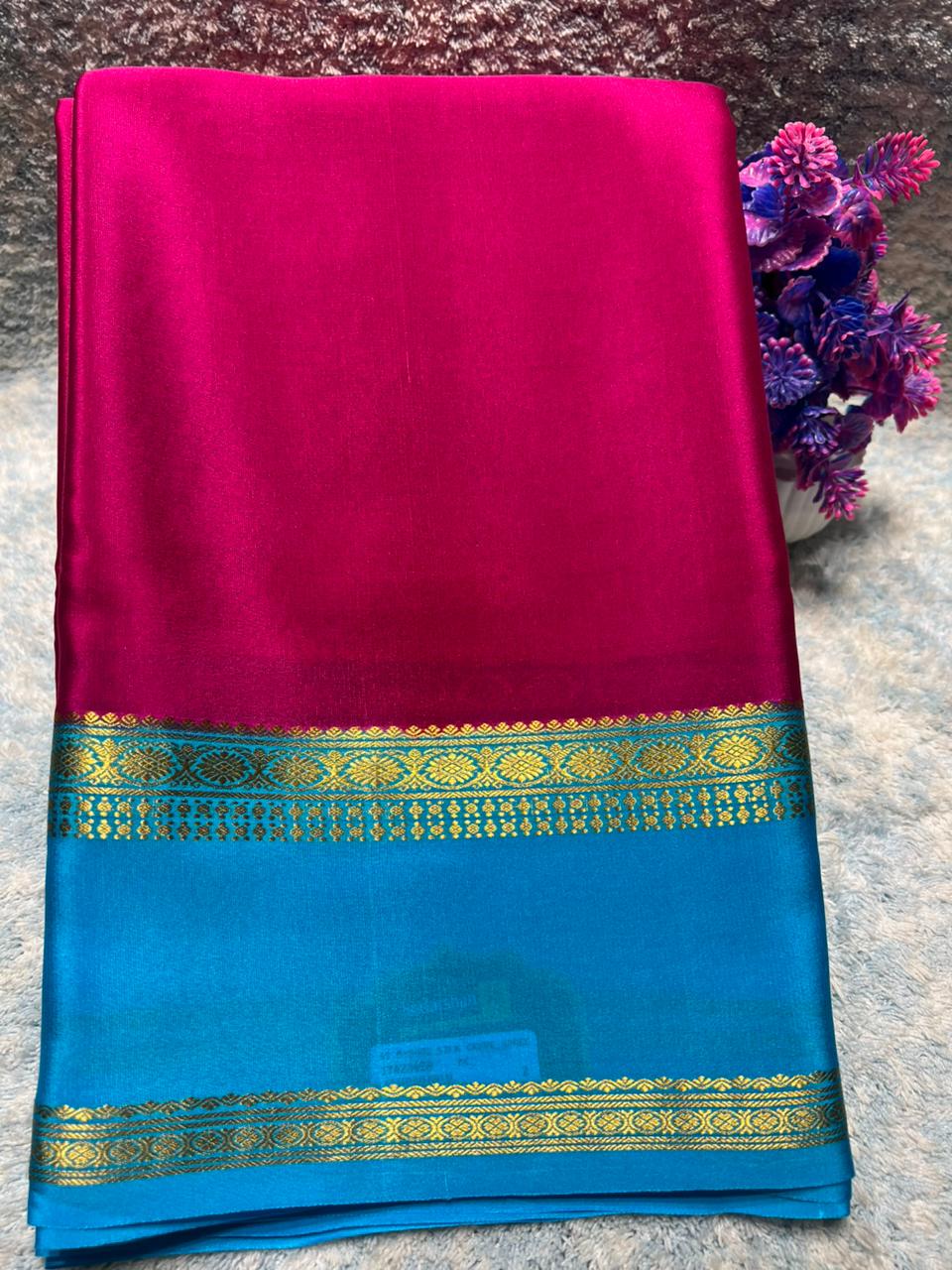 Pure Mysore Silk Saree.