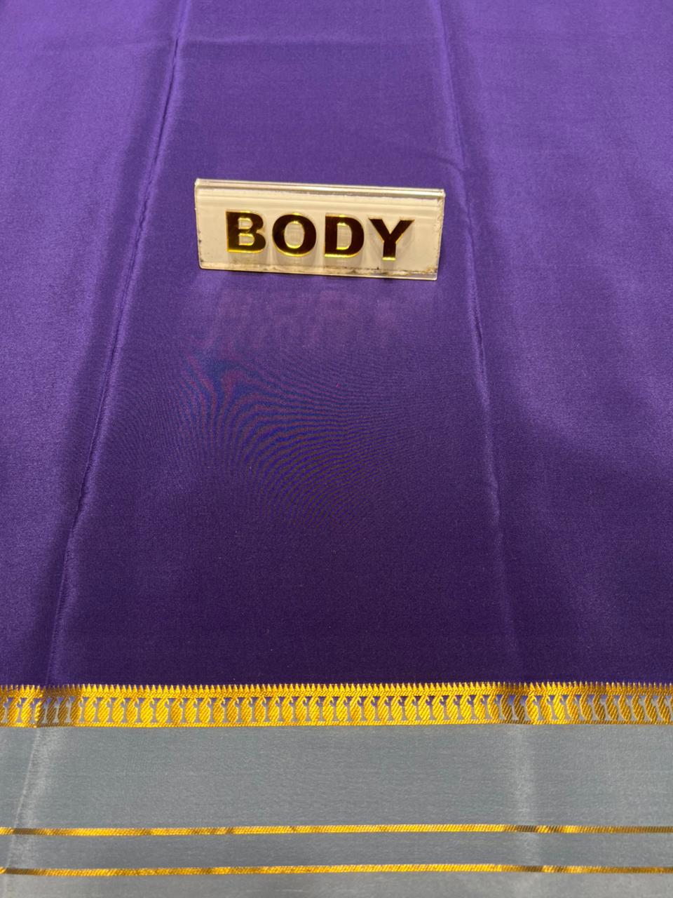 Pure Mysore Silk Saree.