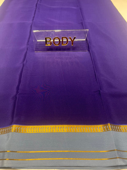 Pure Mysore Silk Saree.