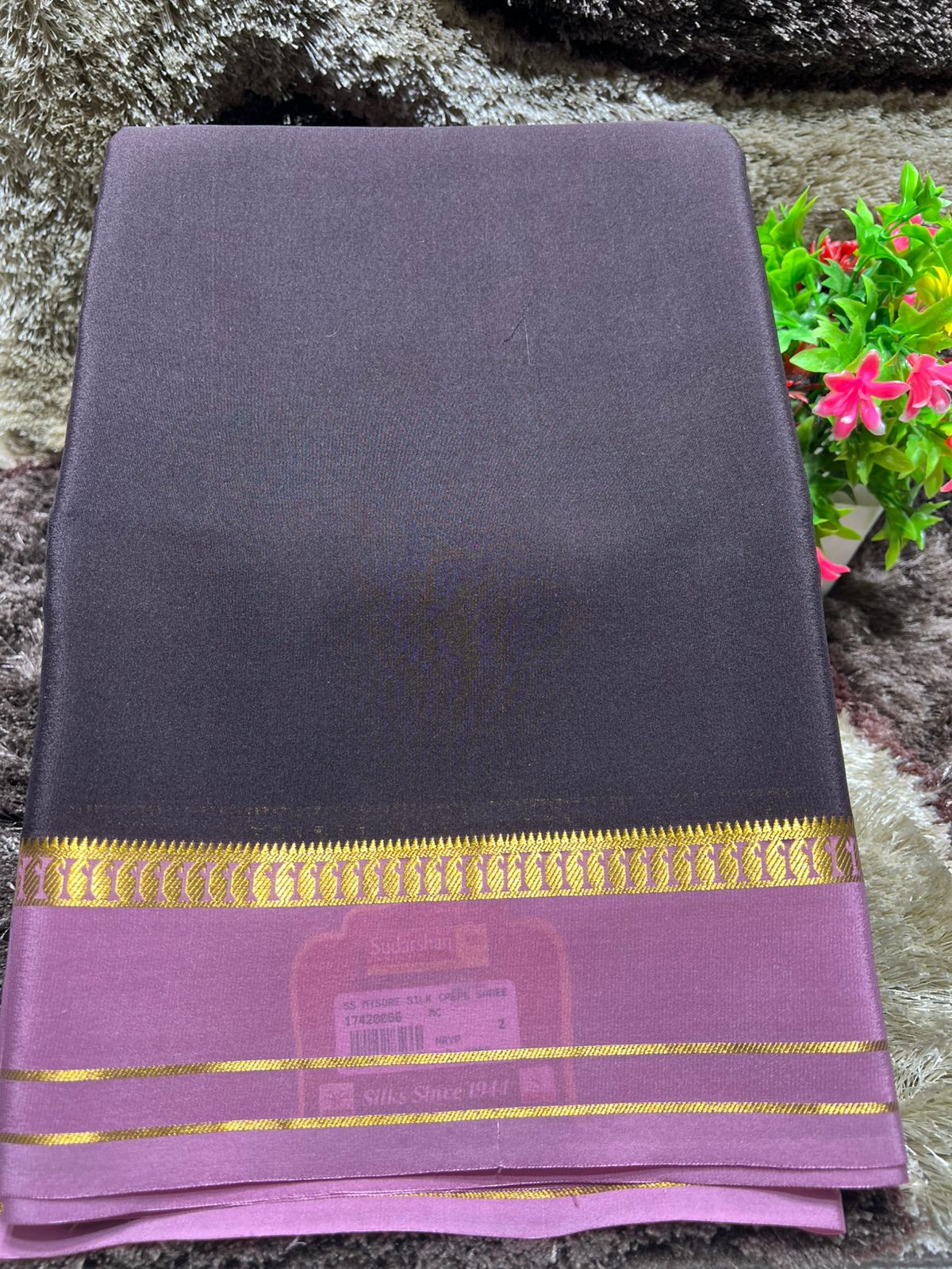 Pure Mysore Silk Saree.