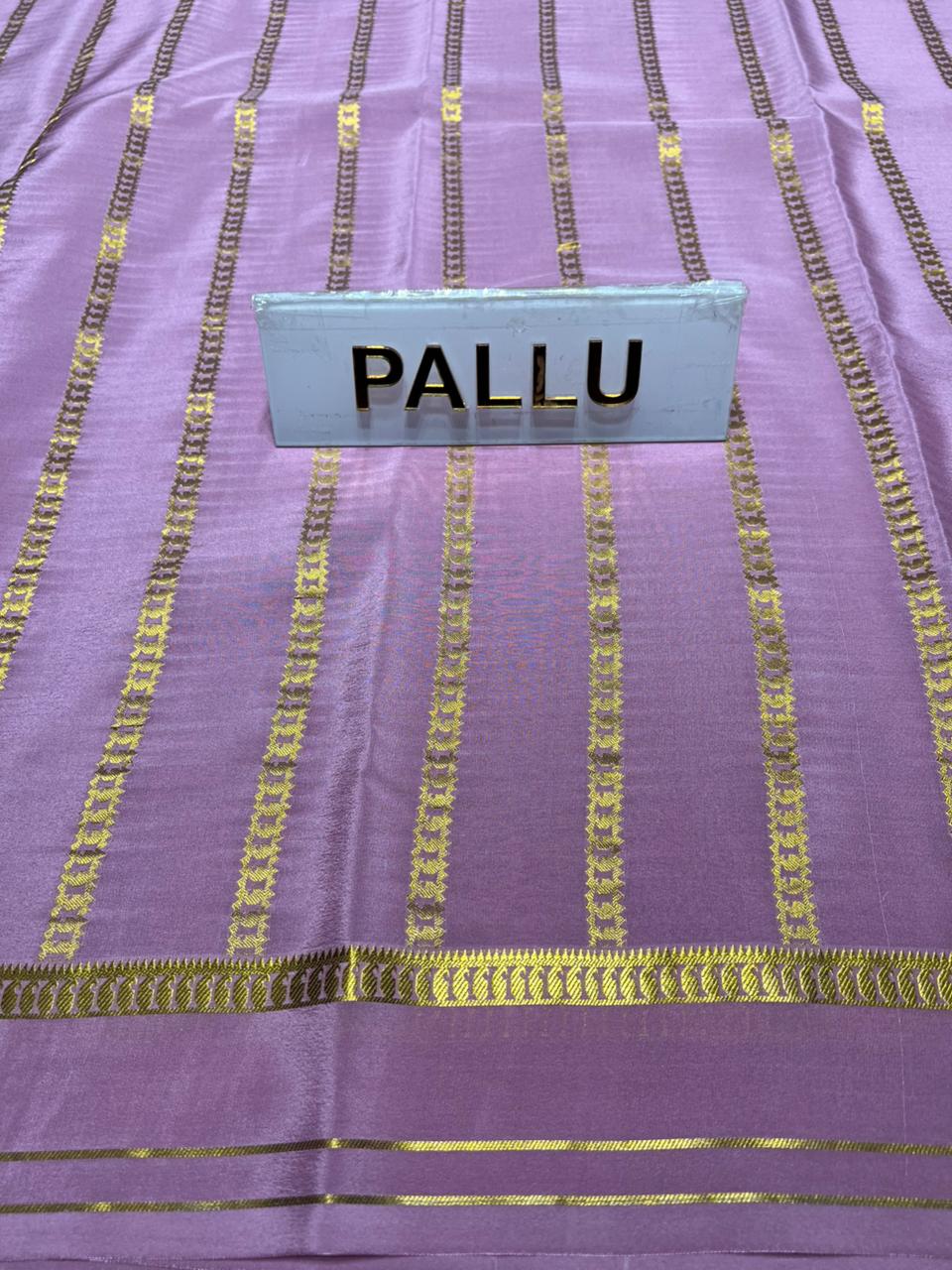 Pure Mysore Silk Saree.