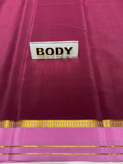 Pure Mysore Silk Saree.