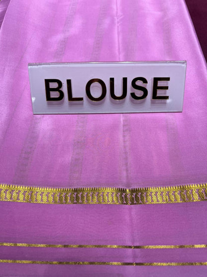 Pure Mysore Silk Saree.