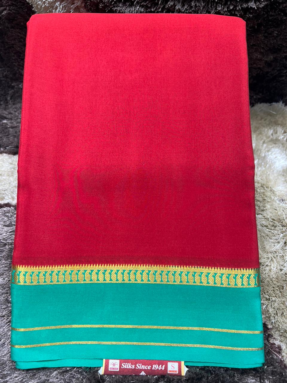 Pure Mysore Silk Saree.