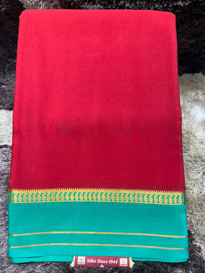 Pure Mysore Silk Saree.