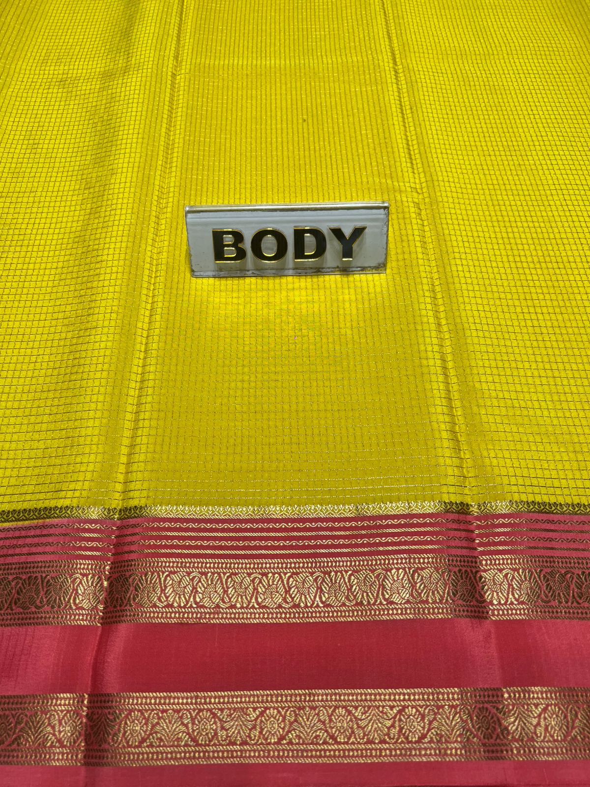 Pure Mysore Silk Saree.