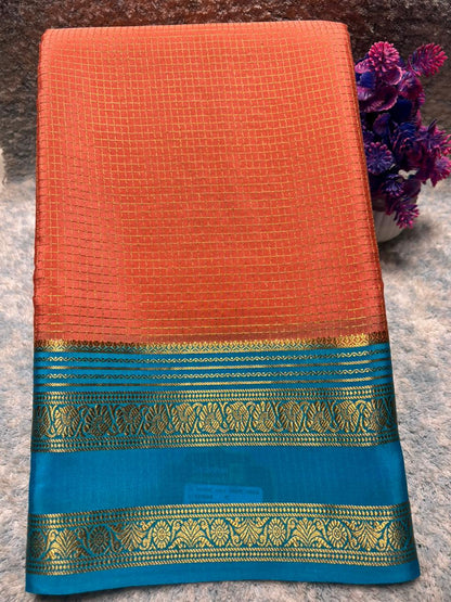 Pure Mysore Silk Saree.
