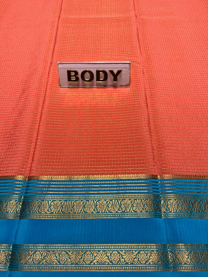 Pure Mysore Silk Saree.