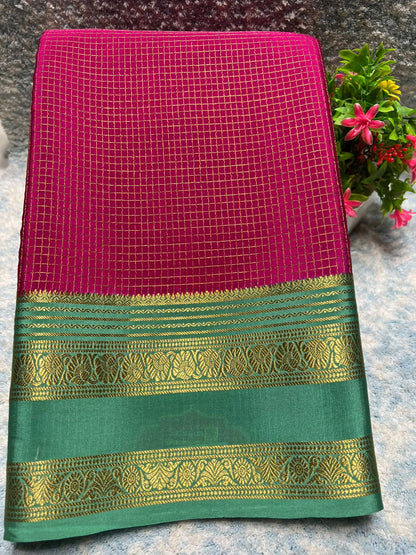 Pure Mysore Silk Saree.