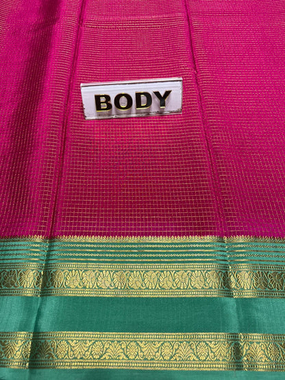 Pure Mysore Silk Saree.