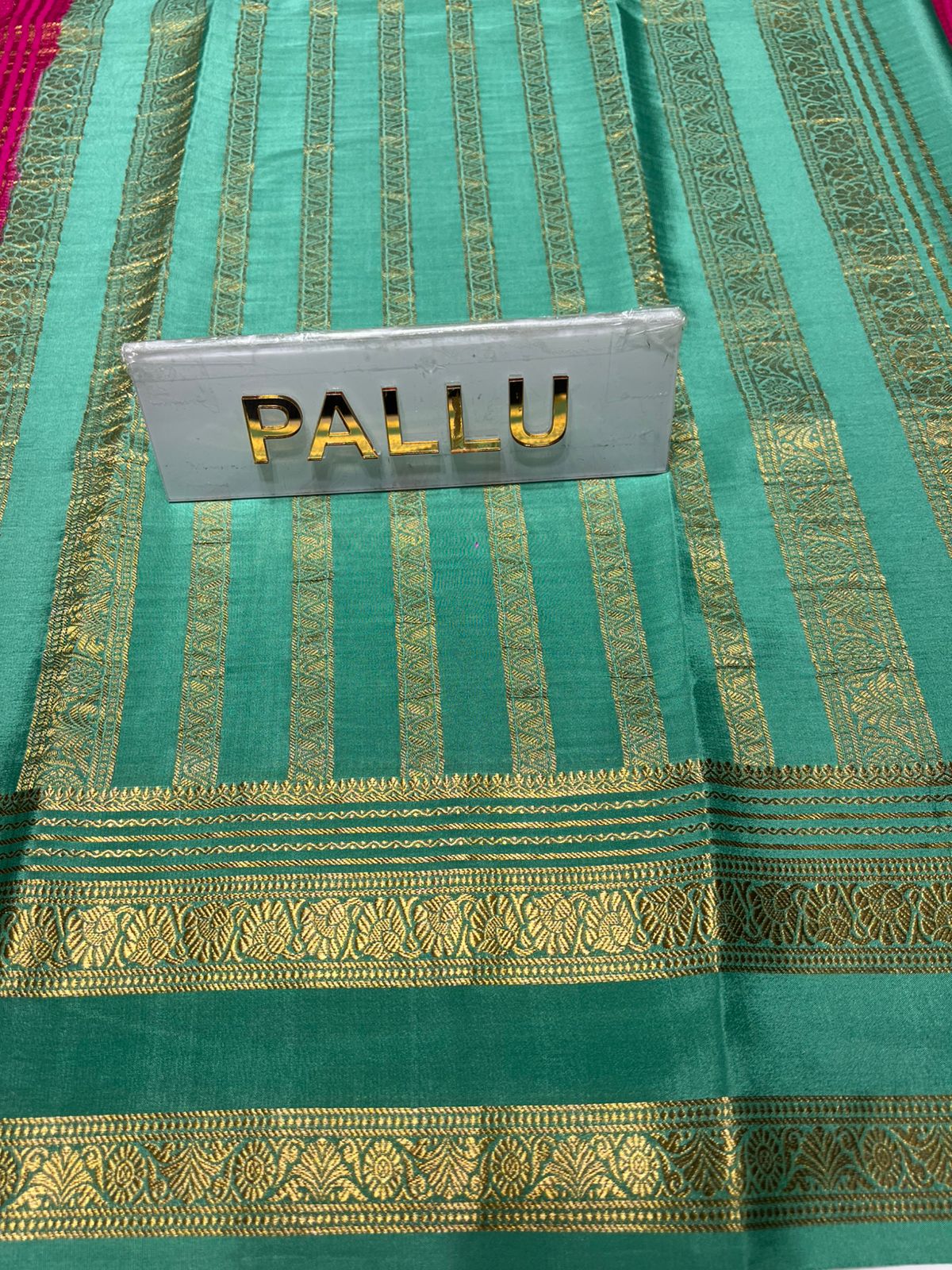 Pure Mysore Silk Saree.
