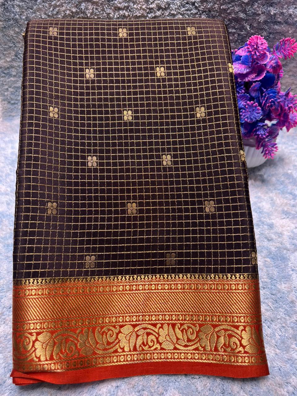 Pure Mysore Silk Saree.