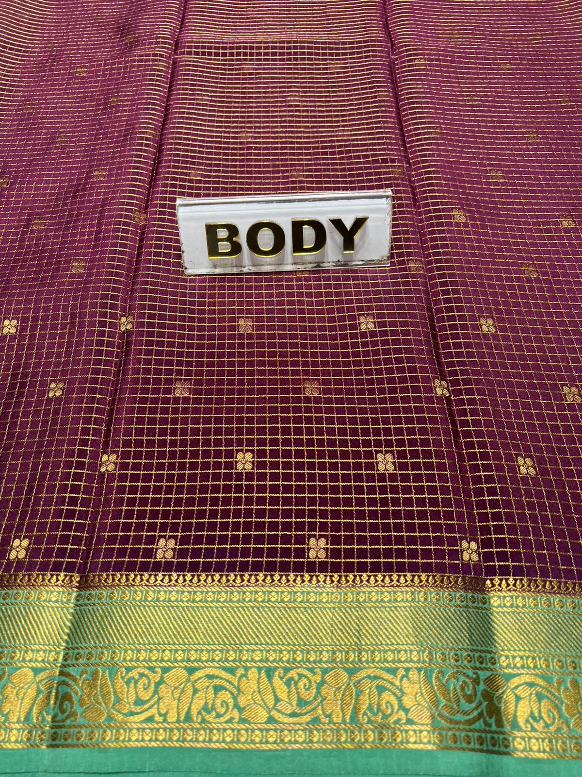 Pure Mysore Silk Saree.