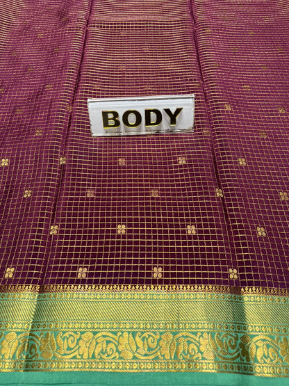 Pure Mysore Silk Saree.