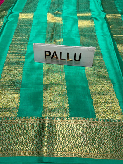 Pure Mysore Silk Saree.