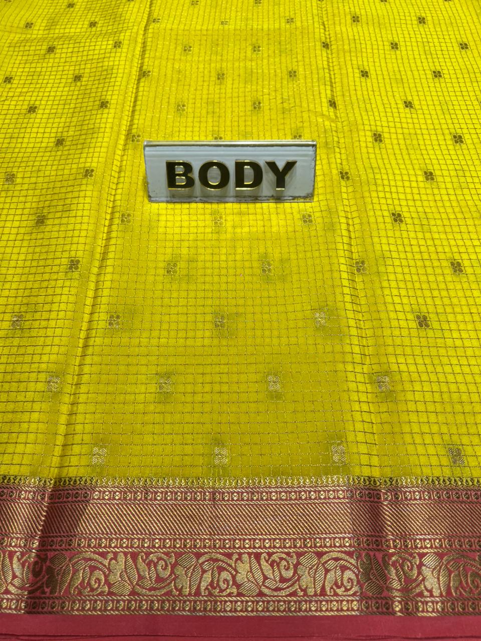 Pure Mysore Silk Saree.