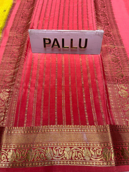 Pure Mysore Silk Saree.