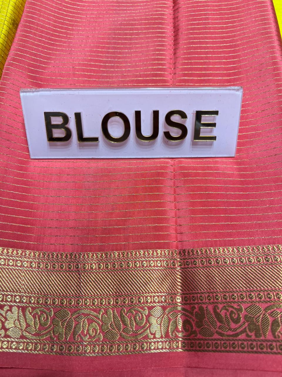 Pure Mysore Silk Saree.