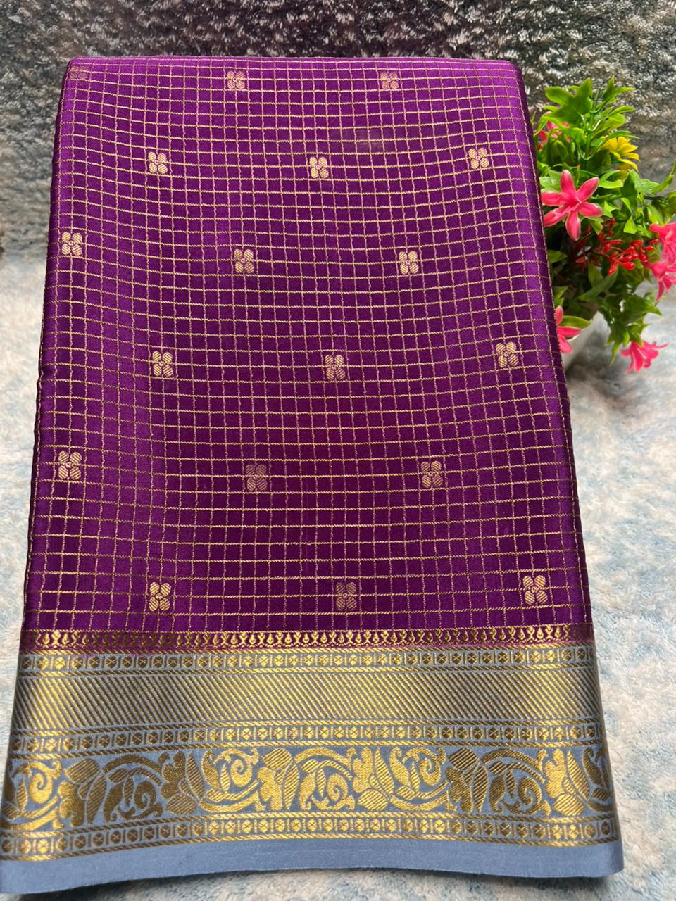 Pure Mysore Silk Saree.