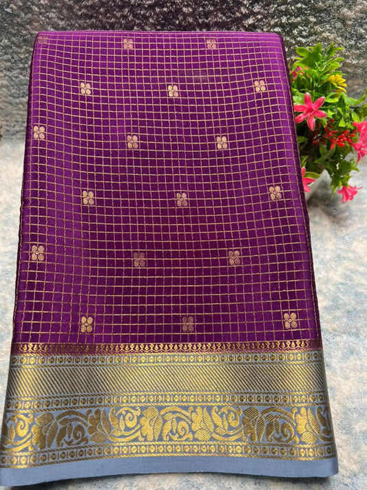 Pure Mysore Silk Saree.