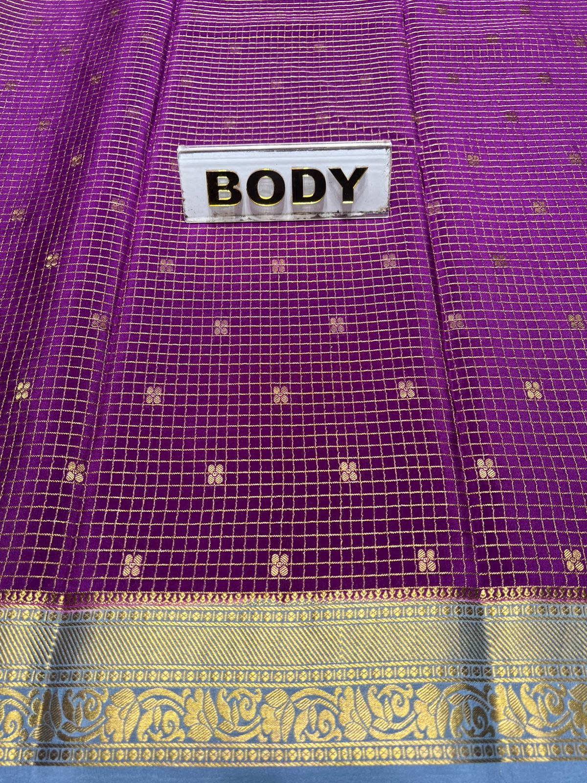 Pure Mysore Silk Saree.