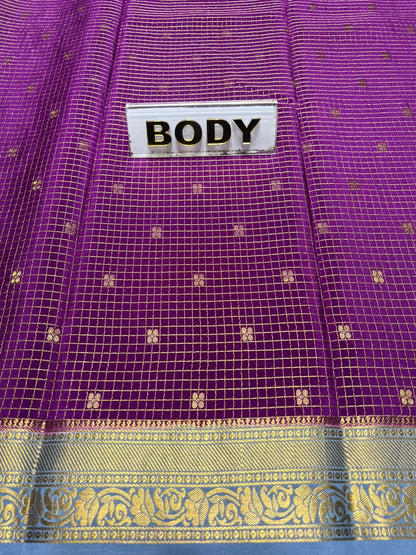 Pure Mysore Silk Saree.