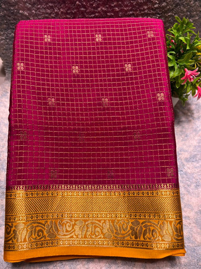 Pure Mysore Silk Saree.
