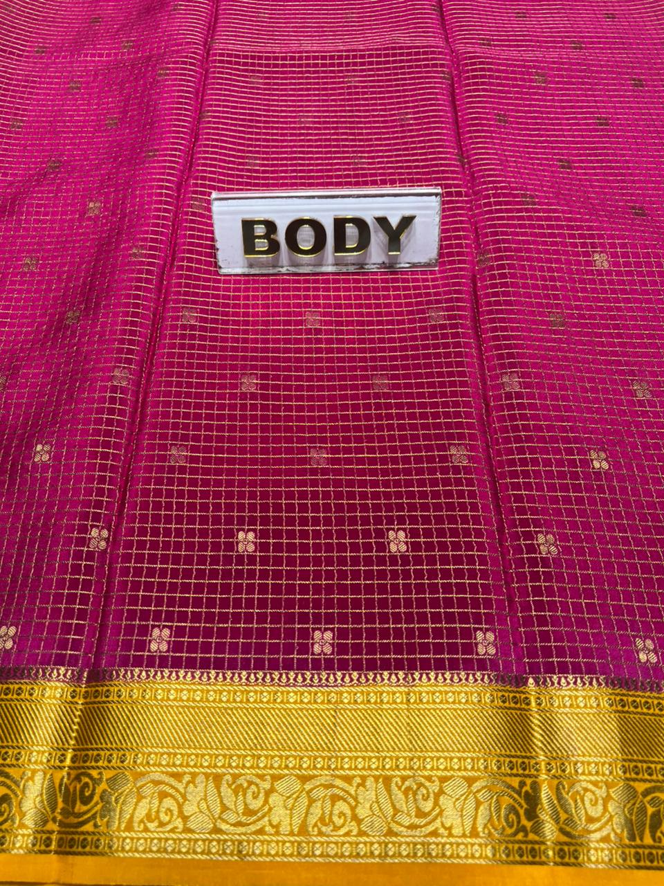 Pure Mysore Silk Saree.