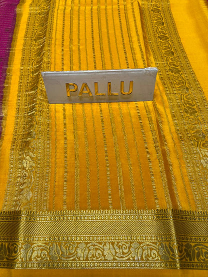 Pure Mysore Silk Saree.
