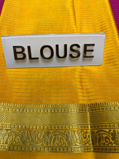 Pure Mysore Silk Saree.