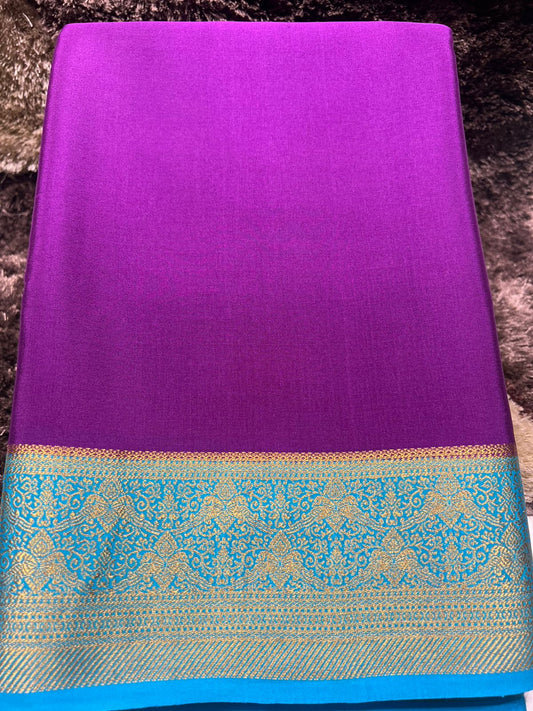 Pure Mysore Silk Saree(100 Gsm)