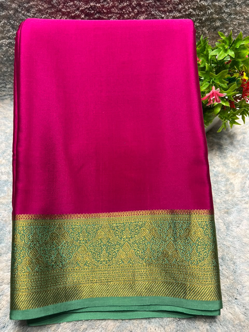Pure Mysore Silk Saree.