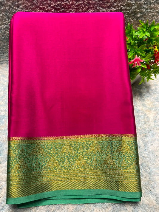 Pure Mysore Silk Saree.