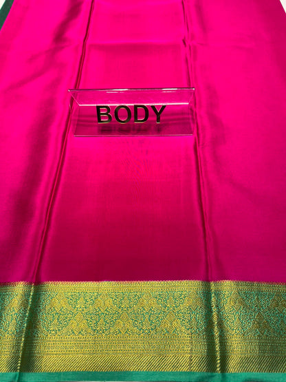 Pure Mysore Silk Saree.