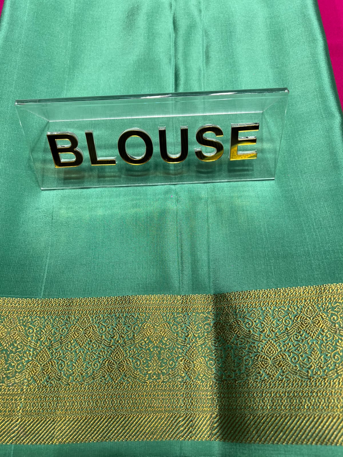 Pure Mysore Silk Saree.