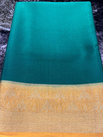 Pure Mysore Silk Saree.( 100 Gsm )