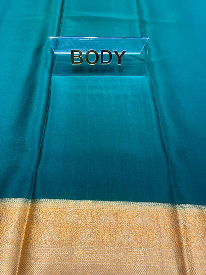 Pure Mysore Silk Saree.( 100 Gsm )