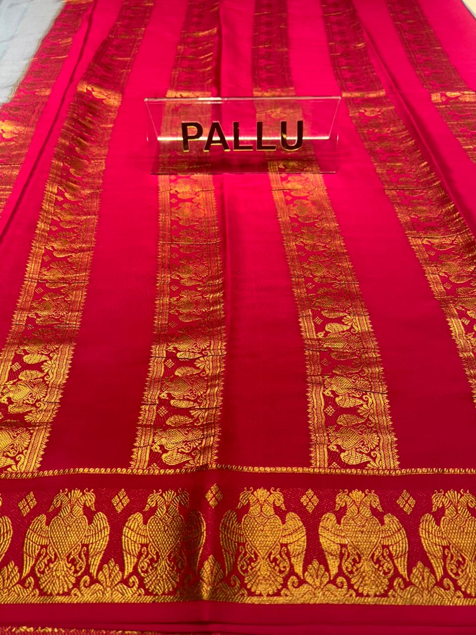 Pure Mysore Silk Saree.