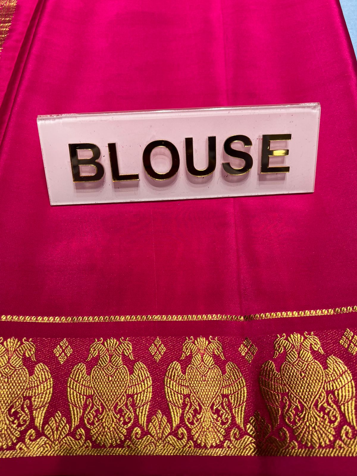 Pure Mysore Silk Saree.